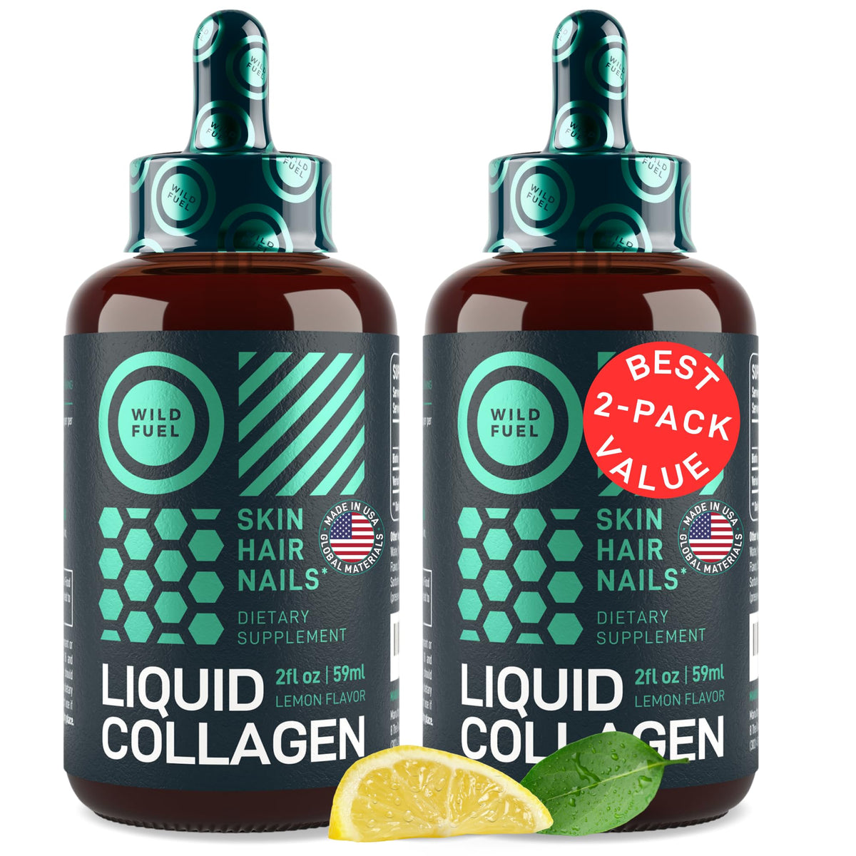 WILD FUEL Liquid Collagen Peptides with Biotin Parent