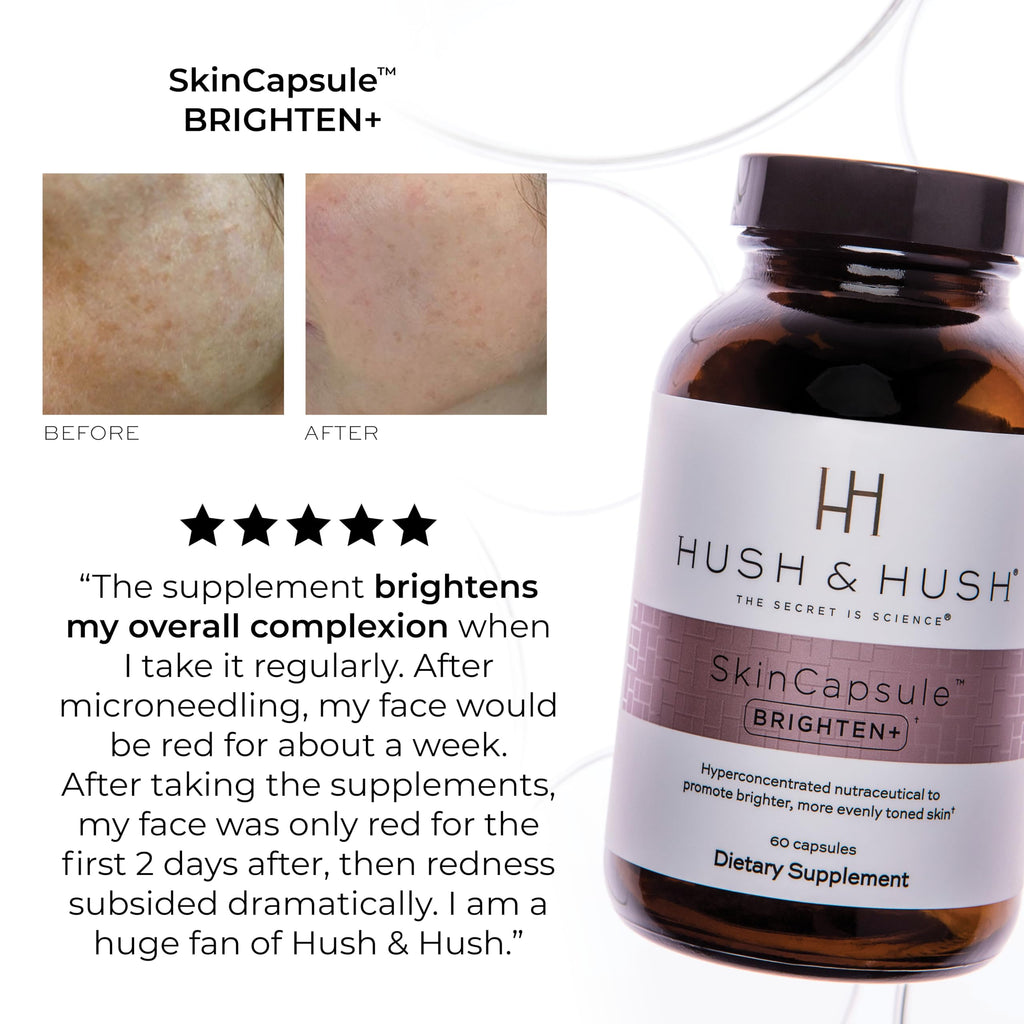 Hush & Hush SkinCapsule Brighten+ Skin Brightening Supplement - 60 Capsules - image 5