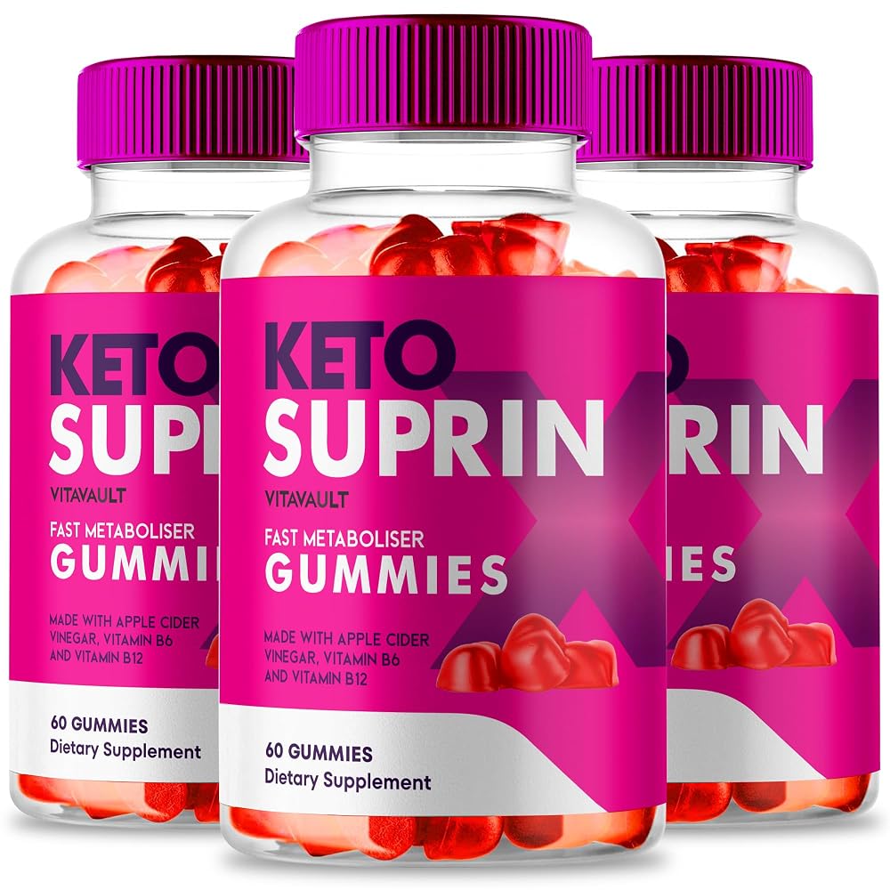 Vitavault Keto Suprin ACV Gummies with Apple Cider Vinegar - 180 Count