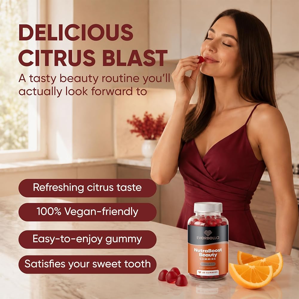 EverBella NutraBoost Beauty Gummies with Biotin & Vitamin C - 60 Count - image 8