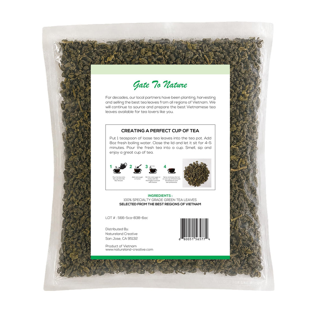 GATE TO NATURE NCL Loose Leaf Green Tea Vietnamese - 8oz - image 7
