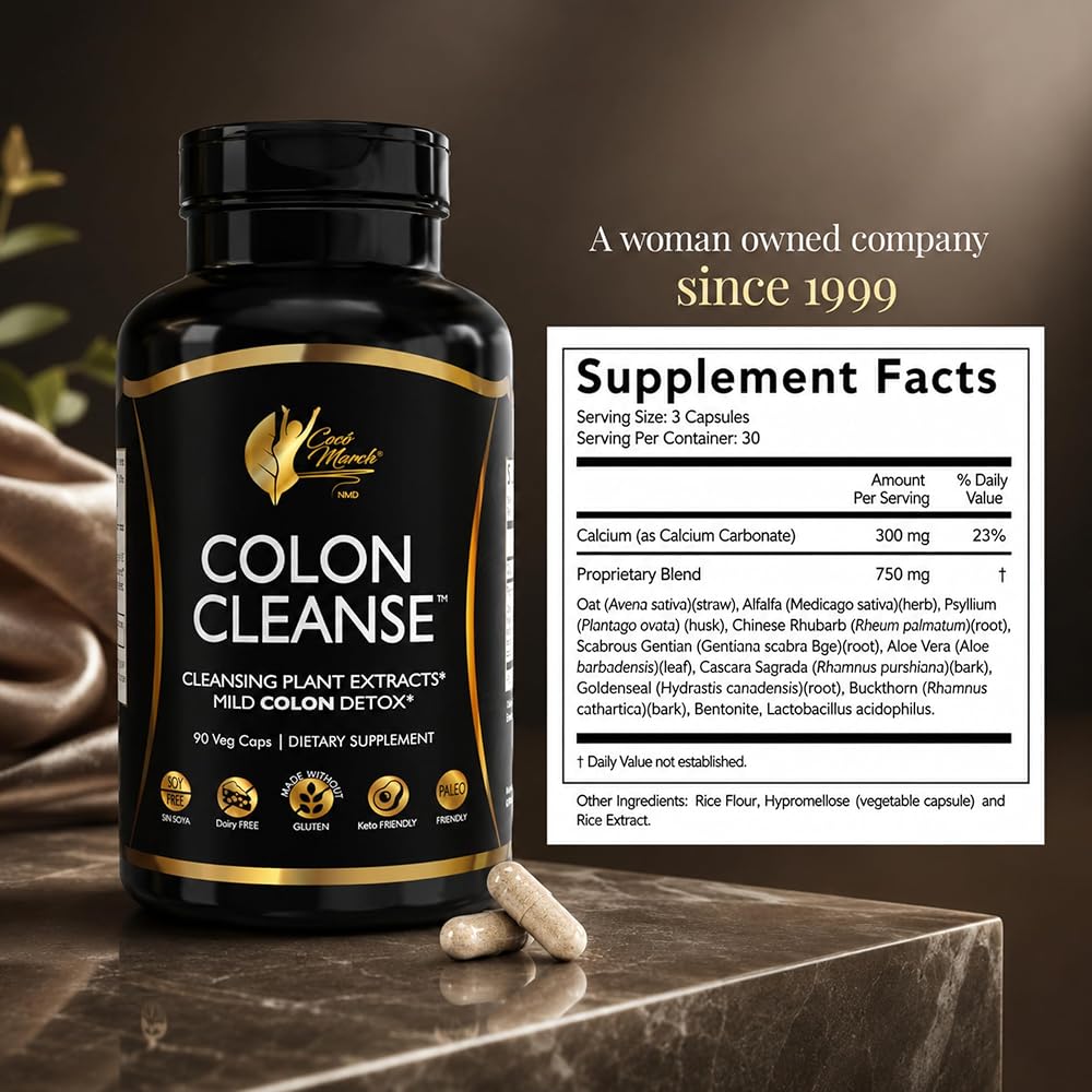 Cocó March N.M.D Colon Cleanse Fiber Supplement - 90 Capsules - image 9