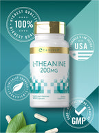 Carlyle L-Theanine 200mg Supplement - 120 Capsules - image 5
