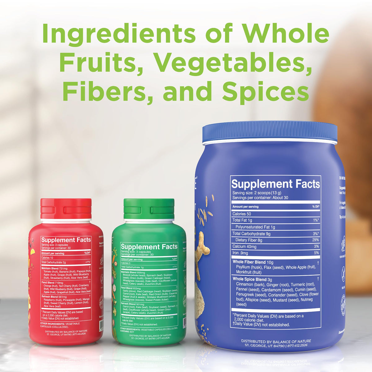 Balance of Nature Whole Health System Multivitamin - 180 Capsules - image 2
