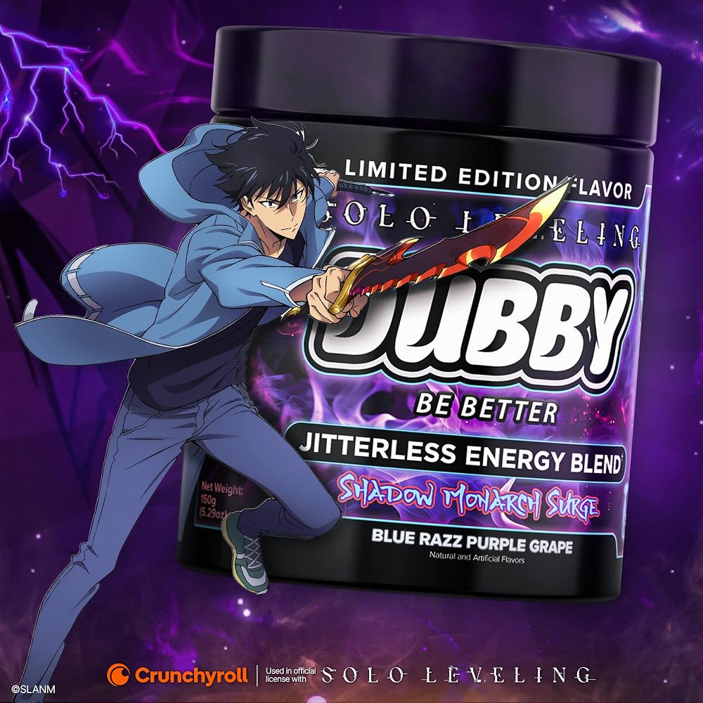 Dubby Solo Leveling Sugar Free Energy Drink Powder - 30 Servings - image 2