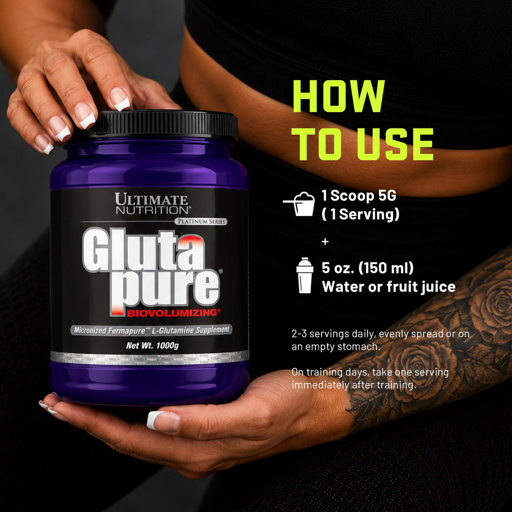 Ultimate Nutrition GlutaPure, Micronized L-Glutamine