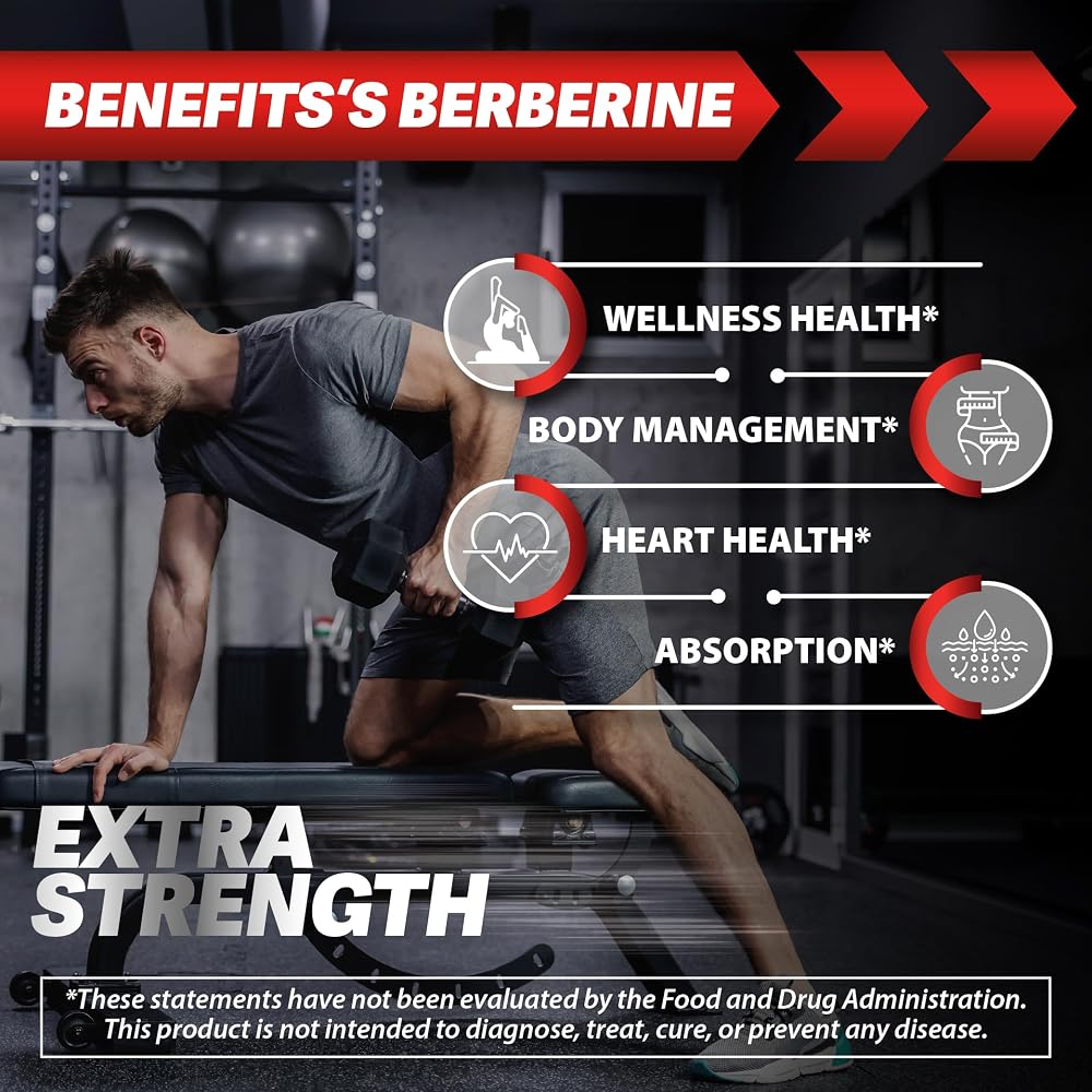 BEBEFEN Berberine HCL Supplement - 60 Capsules - image 4