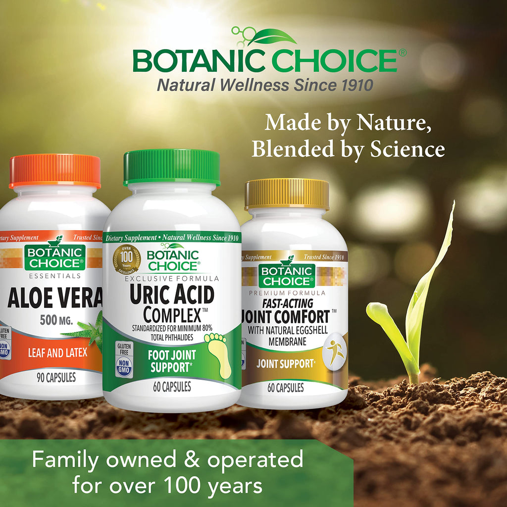 Botanic Choice Uric Acid Complex Celery Seed & Bromelain - 60 Capsules - image 8