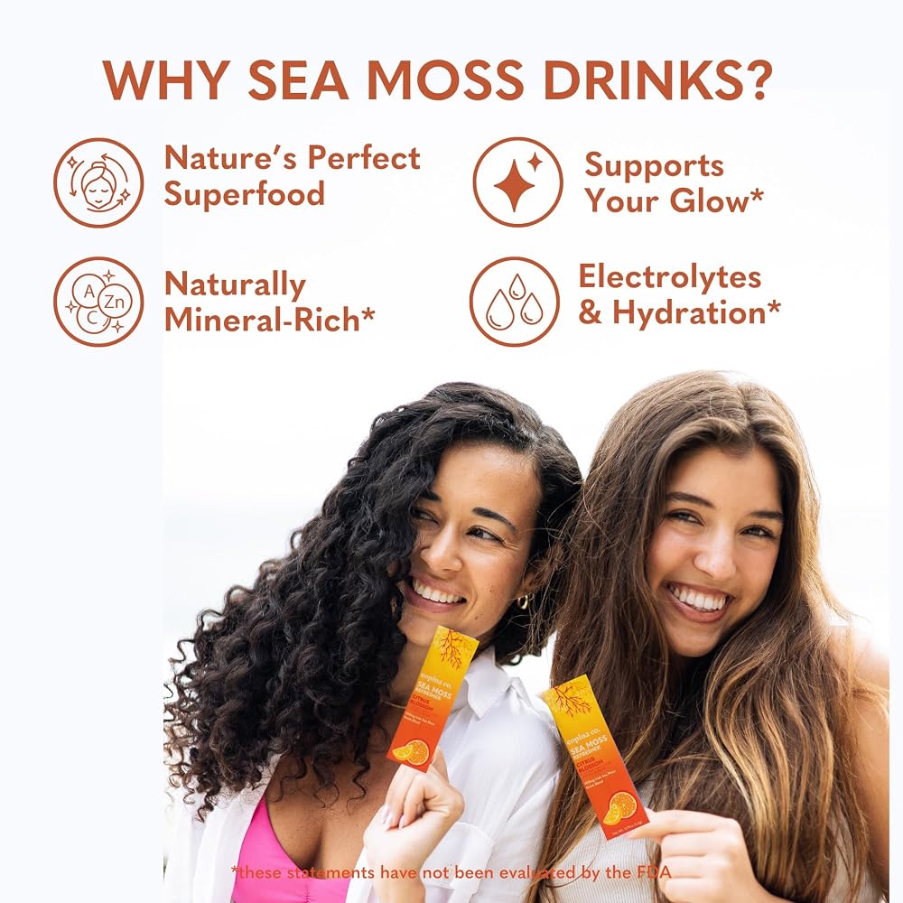 Copina Co. Organic Irish Sea Moss Citrus Blossom - 8 Packets - image 2