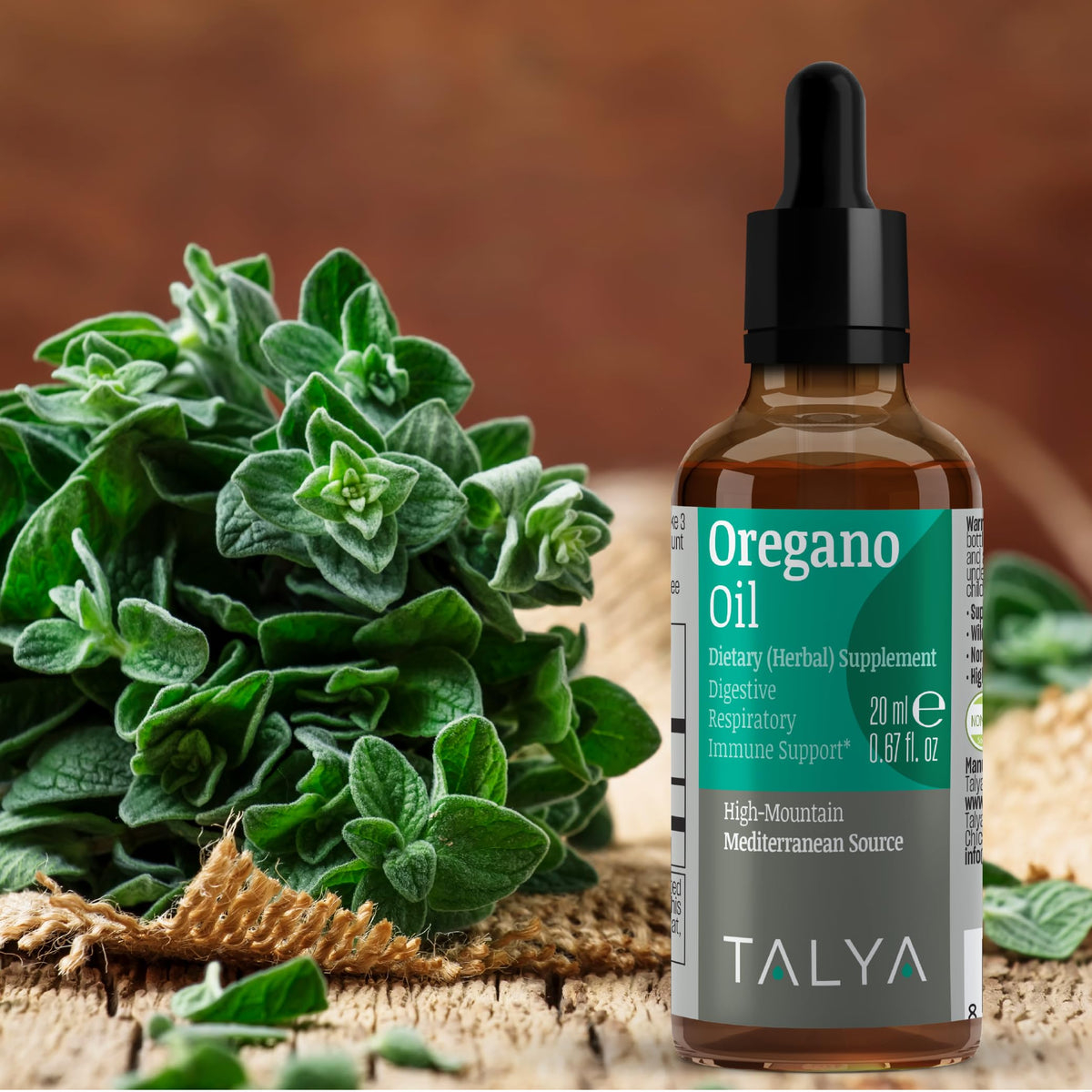 TALYA Oregano Oil Immune Support Liquid - 0.68 fl oz - image 6