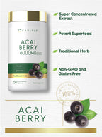 Carlyle Acai Berry Supplement - 250 Capsules - image 4