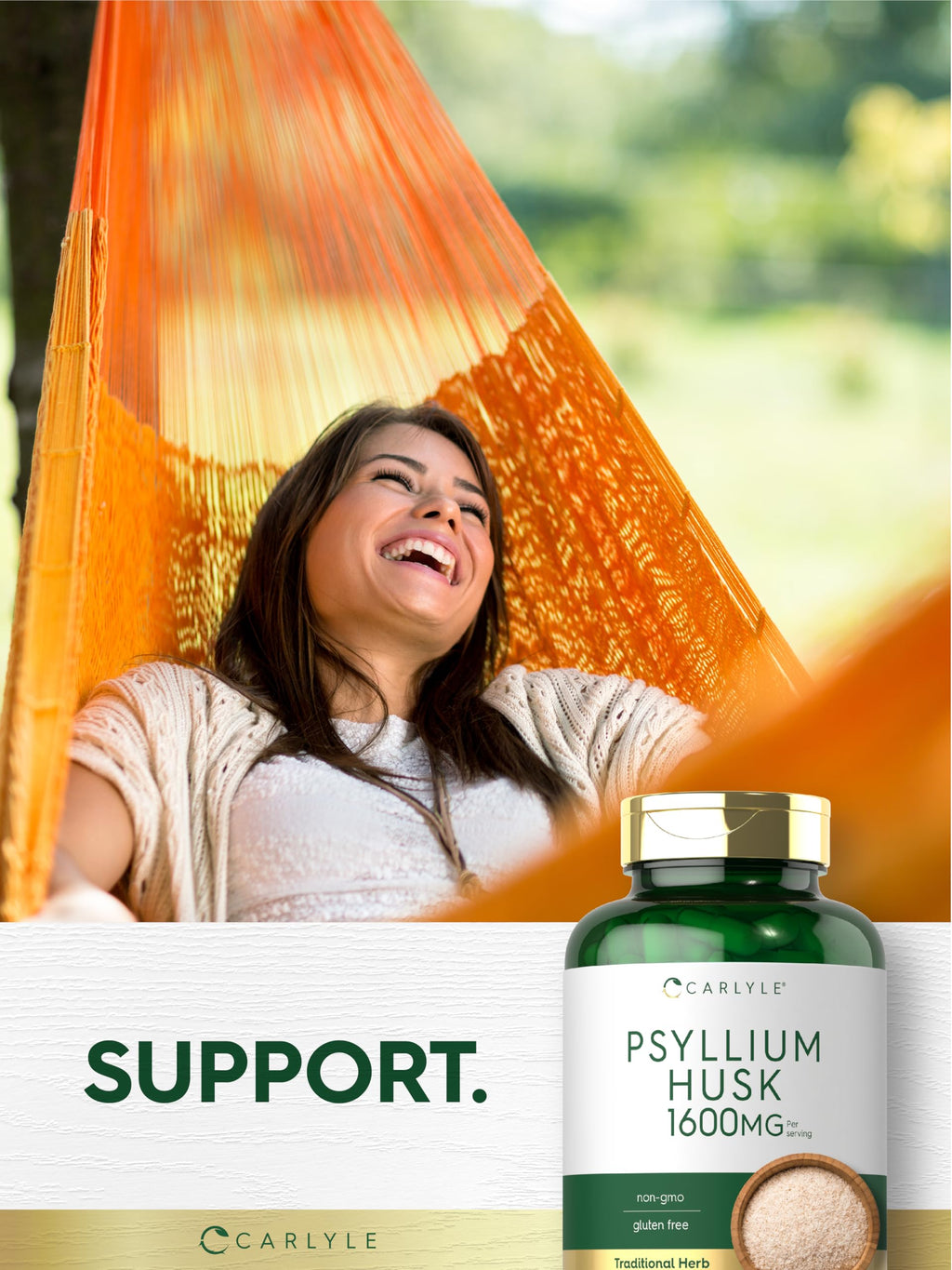 Carlyle Psyllium Husk Capsules 1600mg - 200 Count - image 7