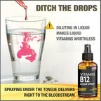 Salt Lake Supplements Liquid B12 Spray 5000 mcg Methylcobalamin - 2 Pack - image 7