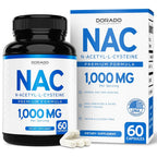 DORADO NUTRITION NAC N-Acetyl Cysteine 1000mg - 60 Vegan Capsules