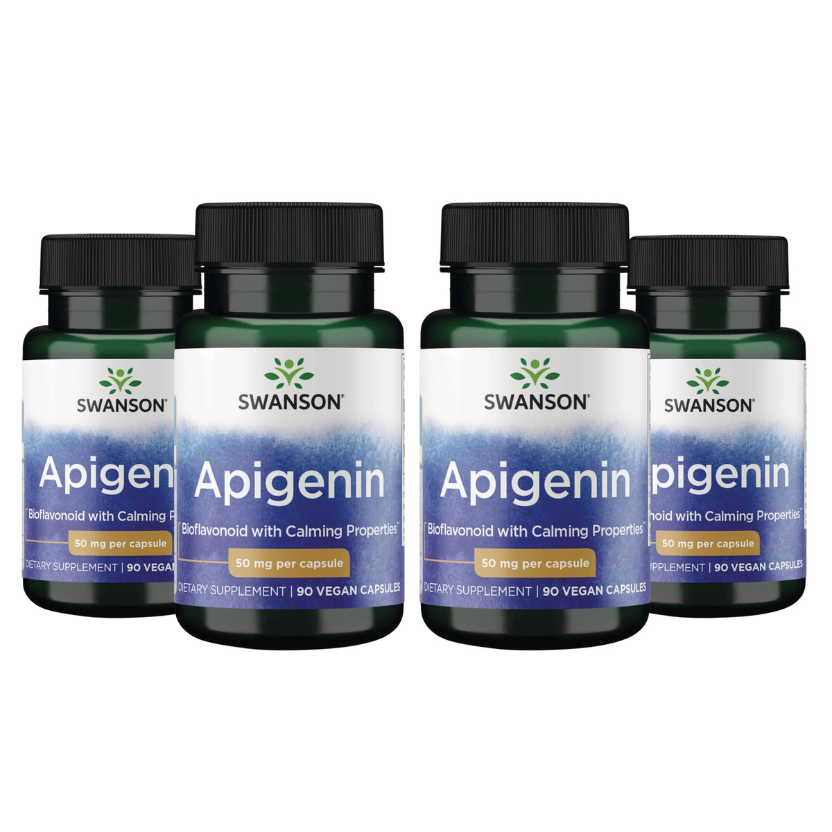 Swanson Apigenin Supplement for Sleep Support, 50 mg