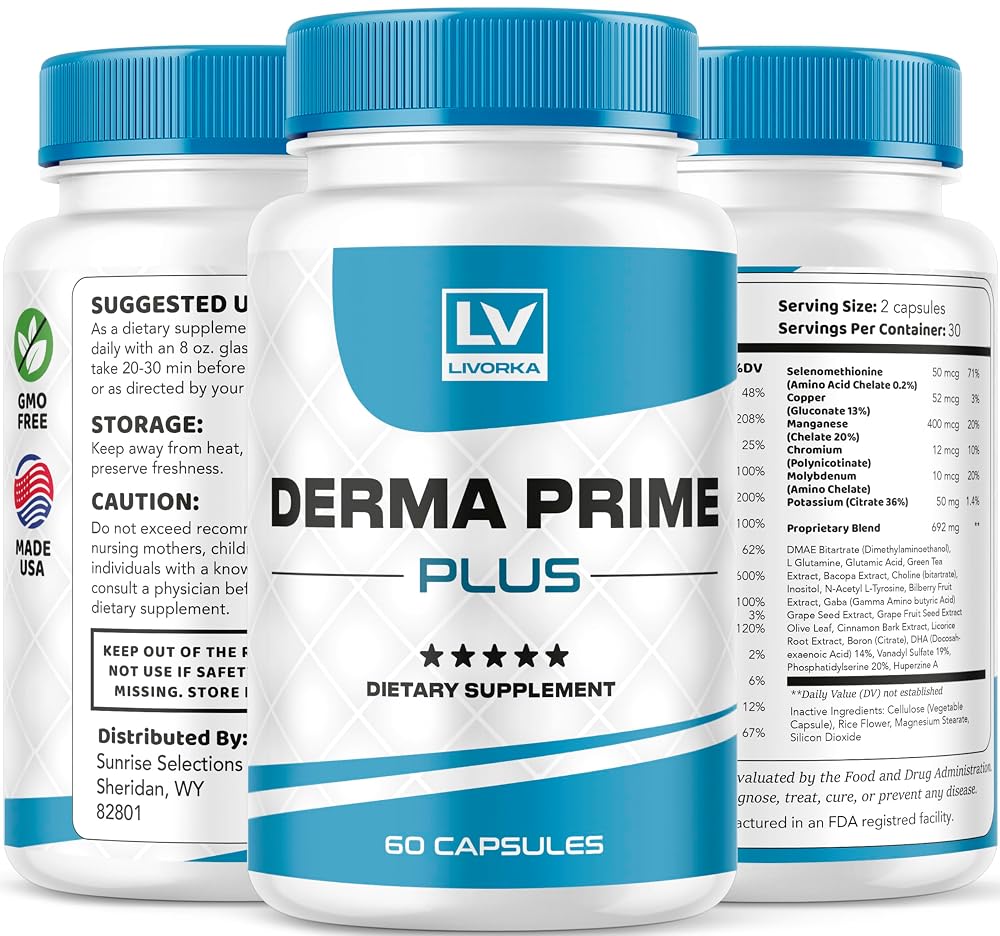 LIVORKA Derma Prime Plus Capsules - 120 Capsules - image 4