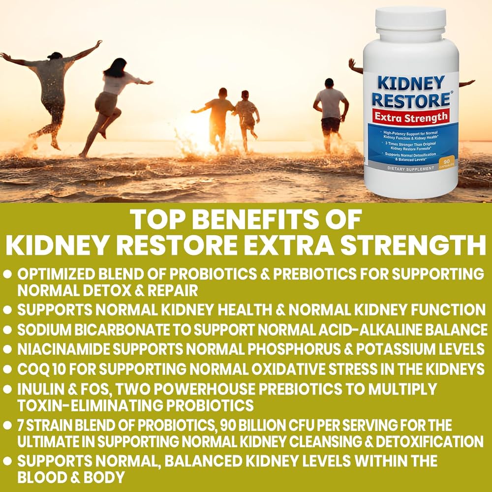 Kidney Restore Kidney Cleanse Detox & Repair - 90 Capsules - image 7