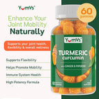 YUM-V'S YumV's Turmeric Gummies with Ginger and Piperine - Peach