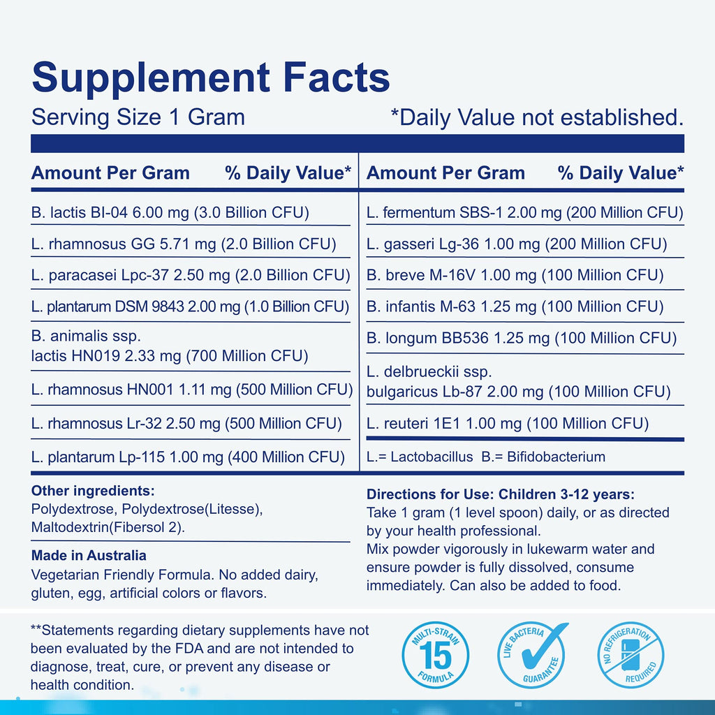 Life-Space Probiotic for Children 3-12 Years