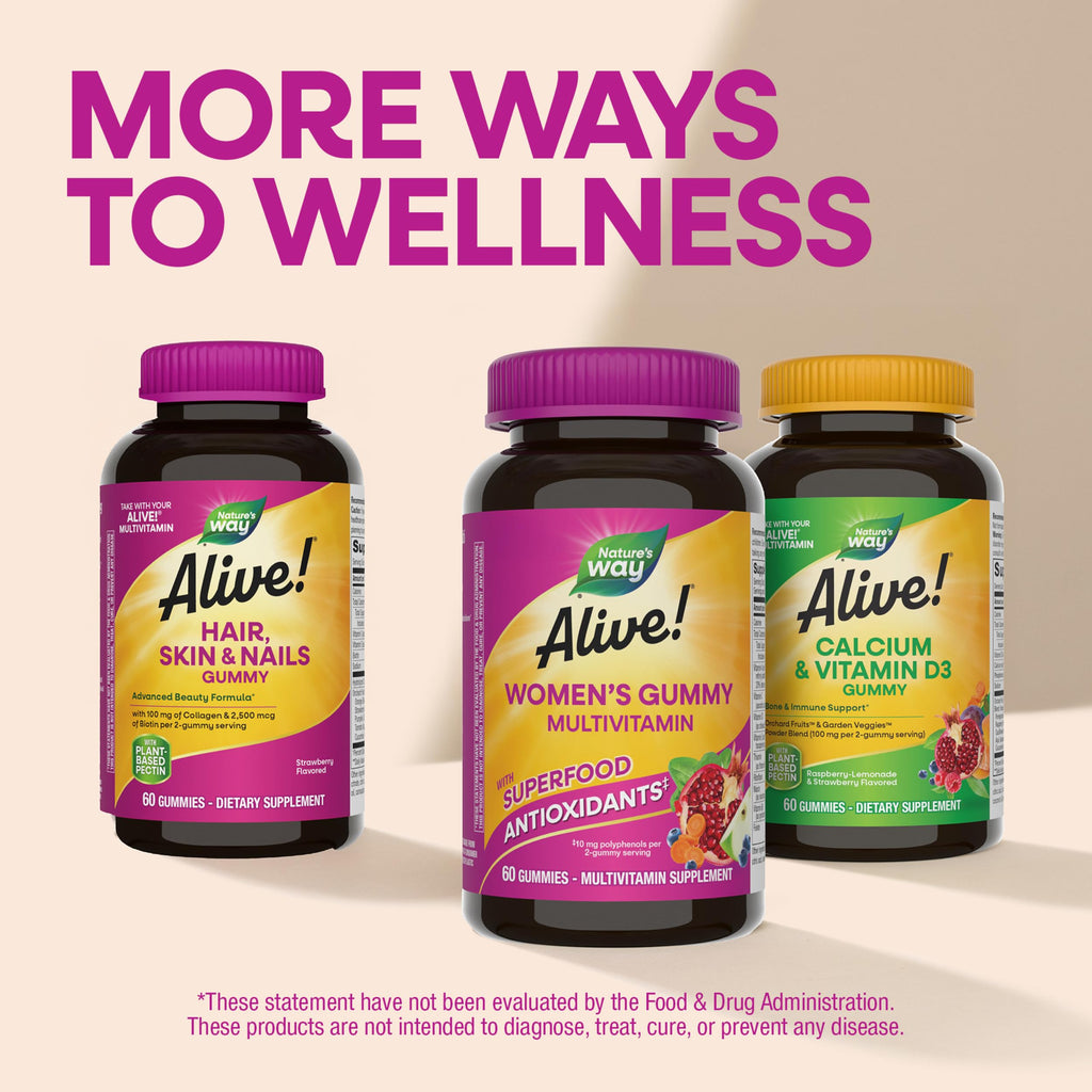Nature's Way Alive! Women's Multivitamin Gummy - 130 Gummies - image 7