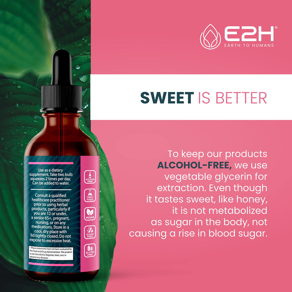 E2H Women's Wellness Hormone Balance Drops - 2 Fl Oz - image 7