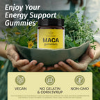 HERBAMAMA Maca Root Gummies for Energy Support - 90 Gummies - image 2