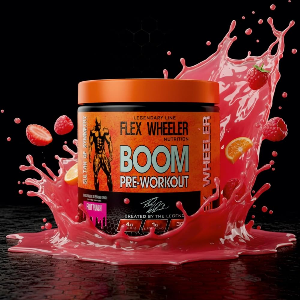 FLEX WHEELER NUTRITION Boom Pre Workout Powder - 30 Servings - image 7