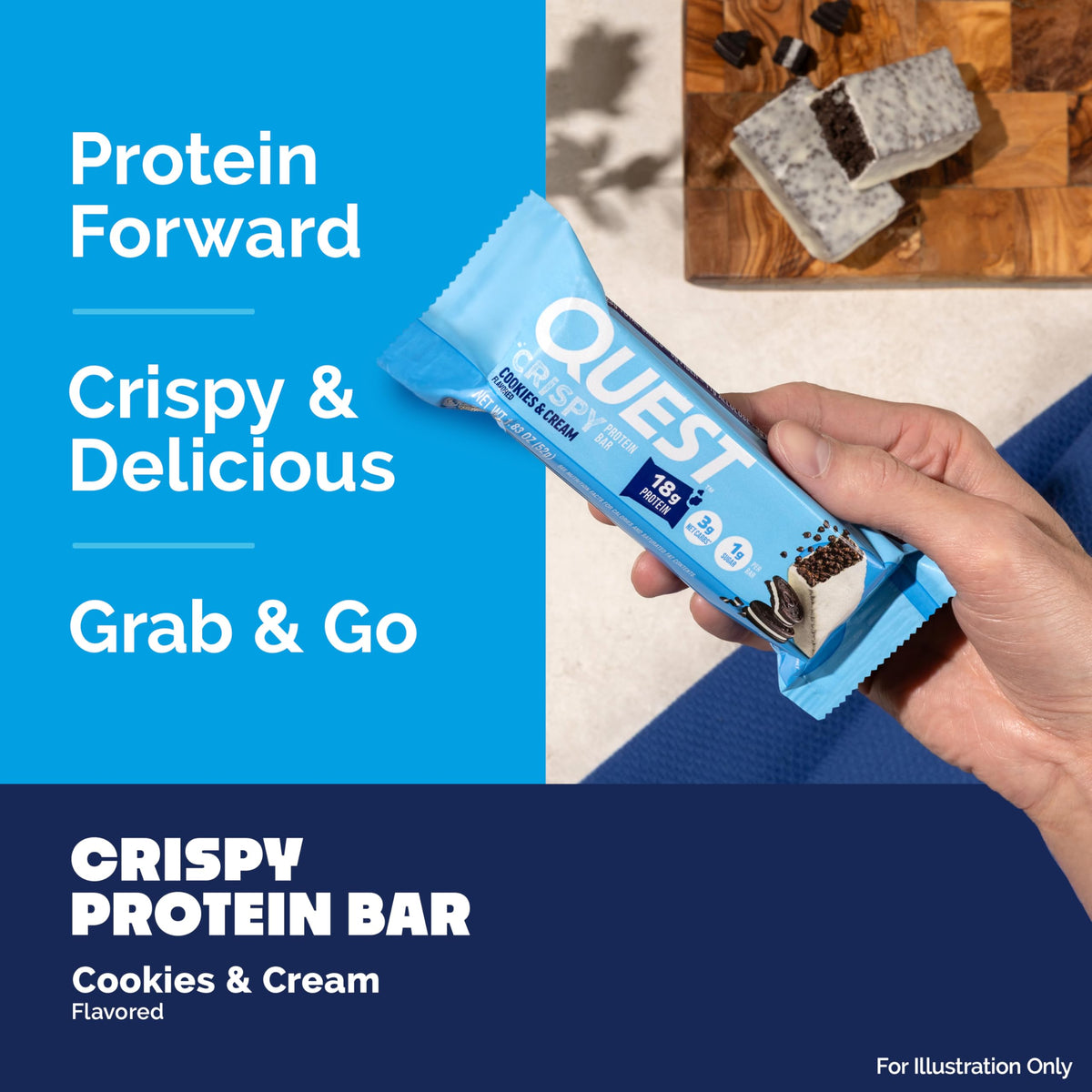Quest Nutrition Blueberry Cobbler Hero Bar
