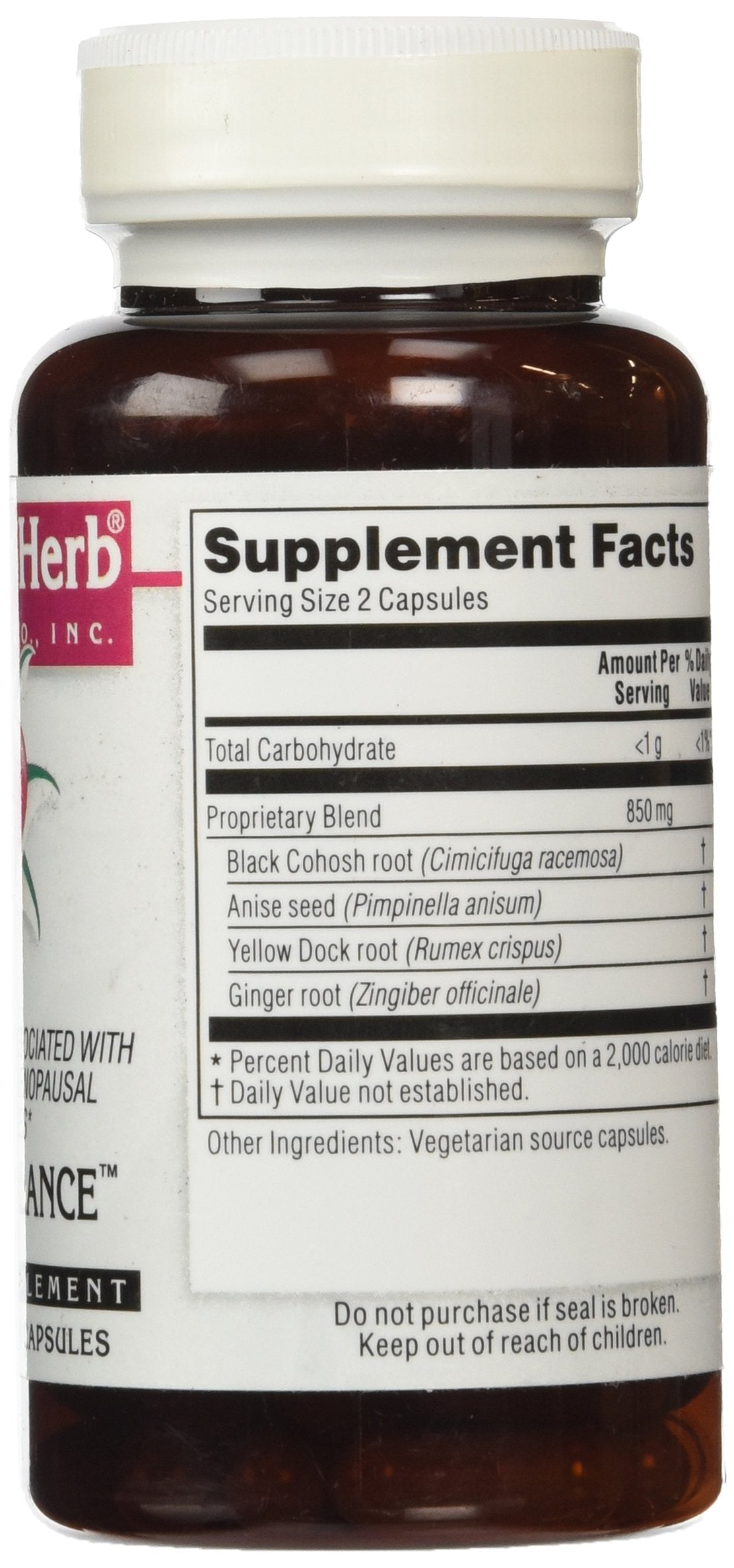 Kroeger Herb Female Balance Capsules - 100 Count - image 2