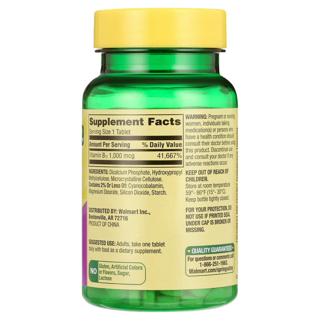 FUSION SHOP STORE Vitamin B12 1000 mcg Timed Release - 60 Tablets - image 5