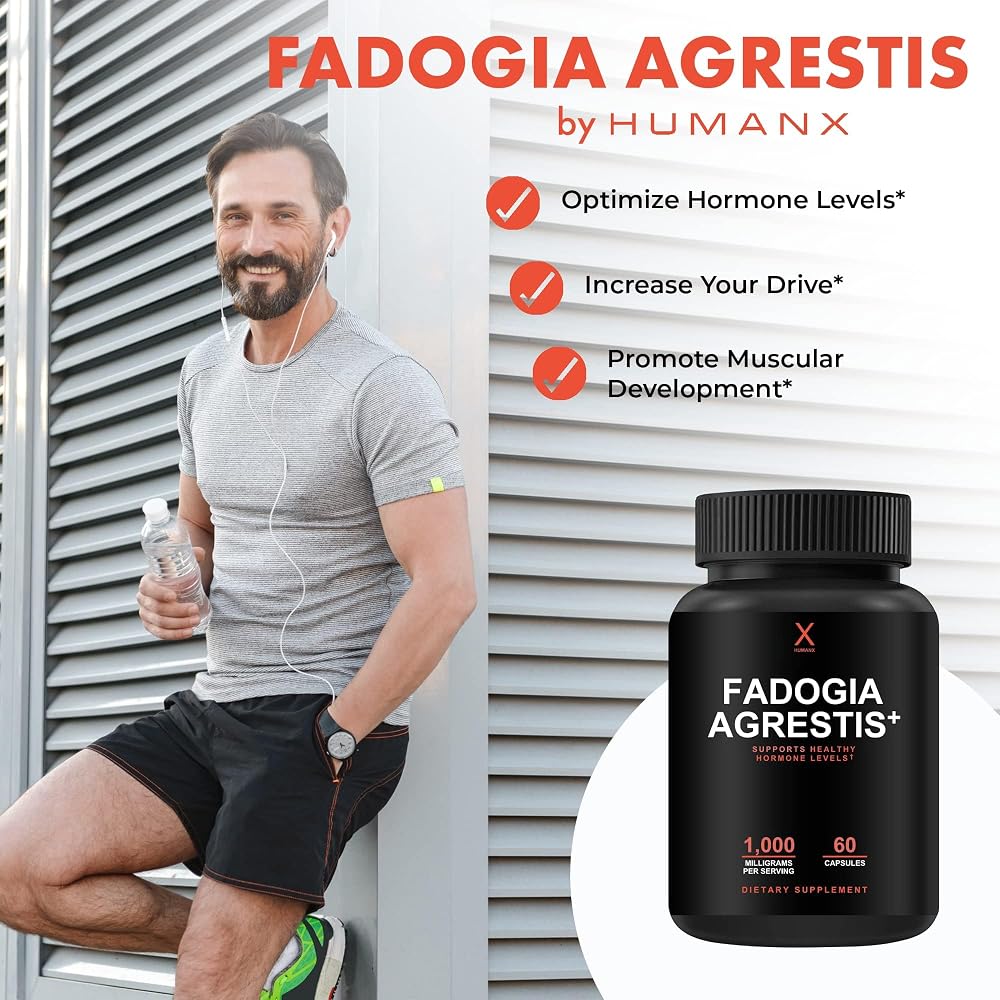 HUMANX Fadogia Agrestis Tongkat Ali Beta Ecdysterone - 60 Capsules - image 3