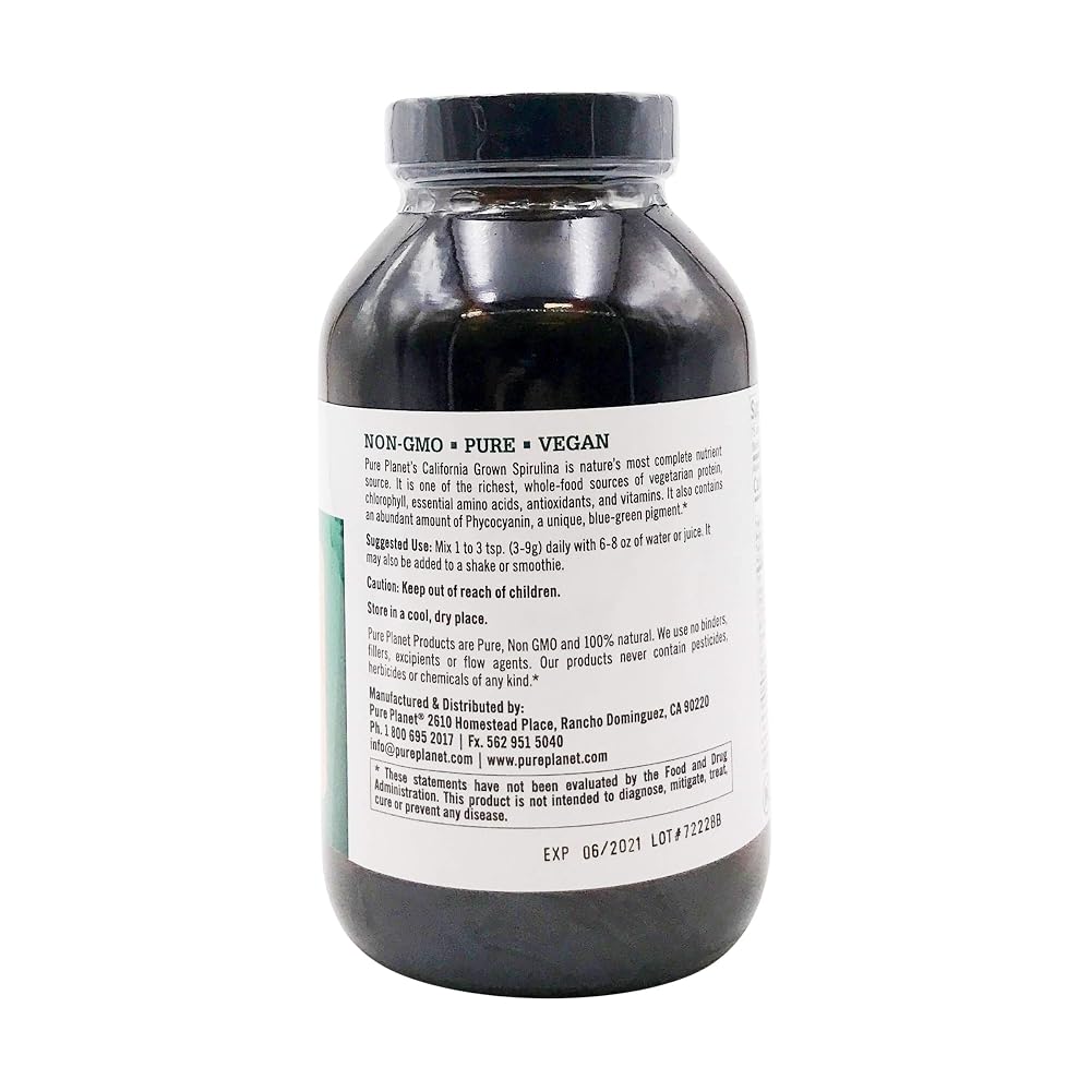 Pure Planet 100% Pure Spirulina Powder - 8 oz - image 2
