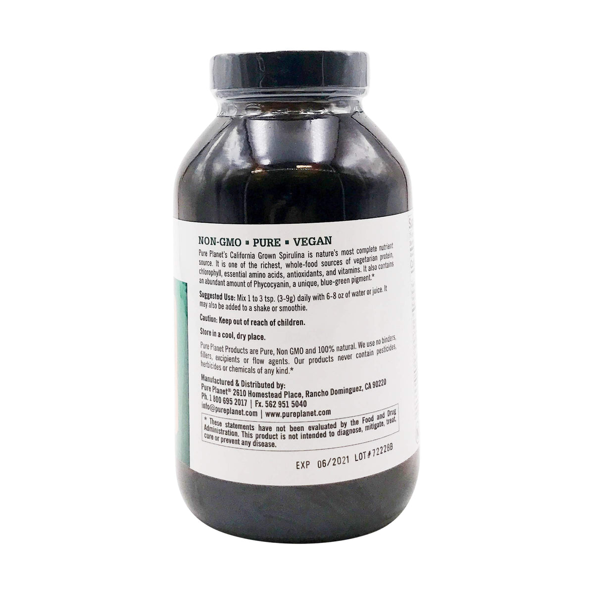 Pure Planet 100% Pure Spirulina Powder - 8 oz - image 2