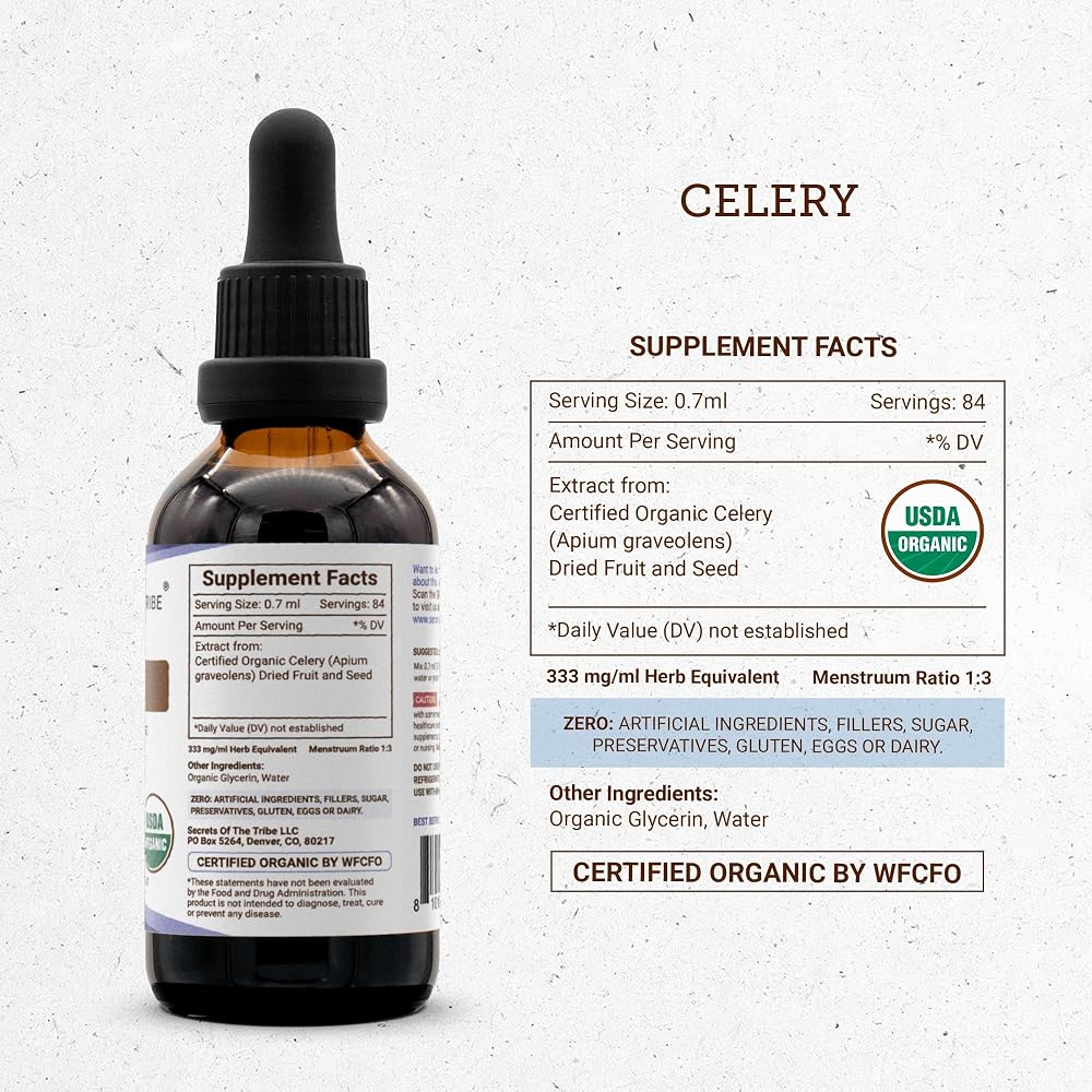Secrets of the Tribe Celery USDA Organic