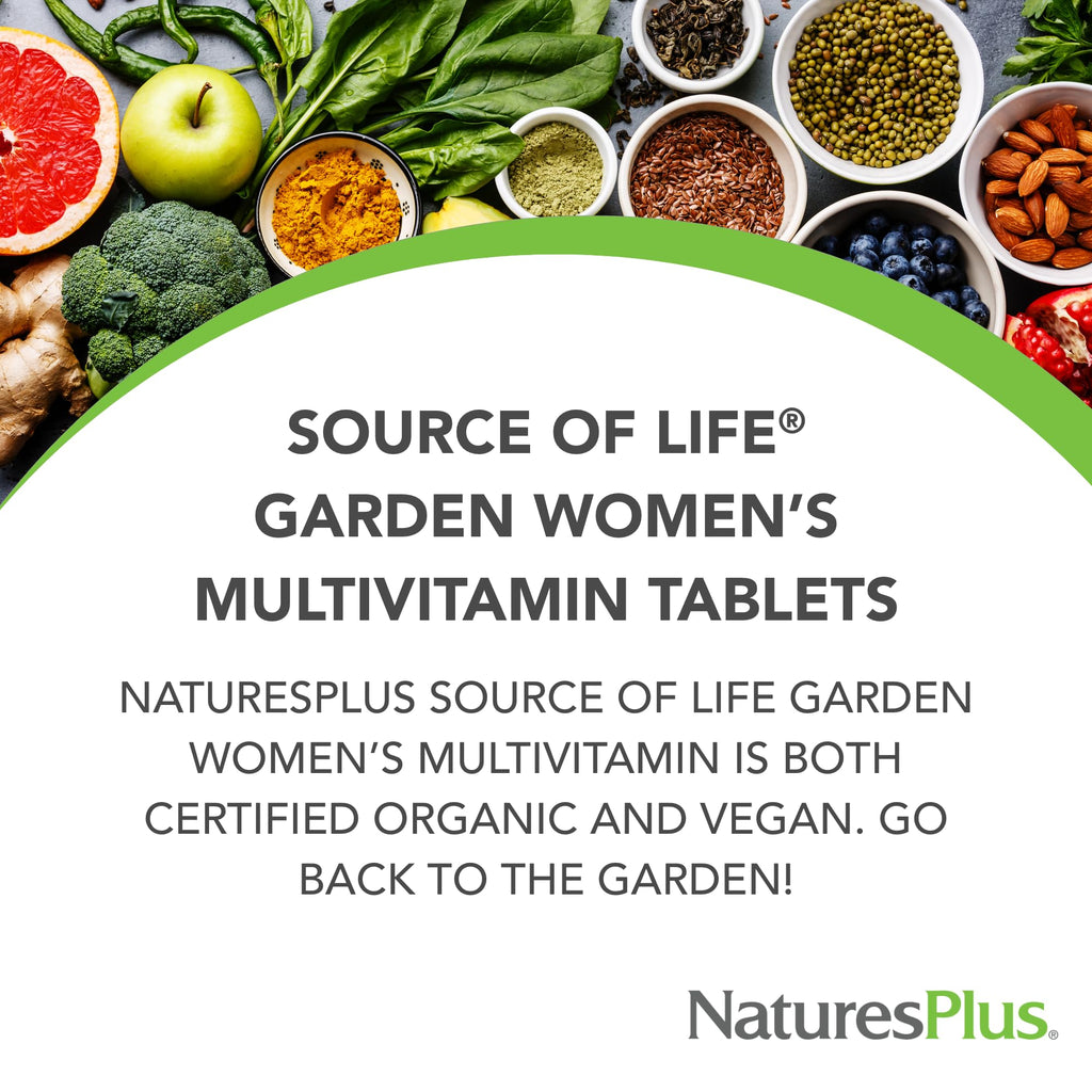 Nature's Plus Source of Life Garden Women's Multivitamin - 90 Tablets - image 3