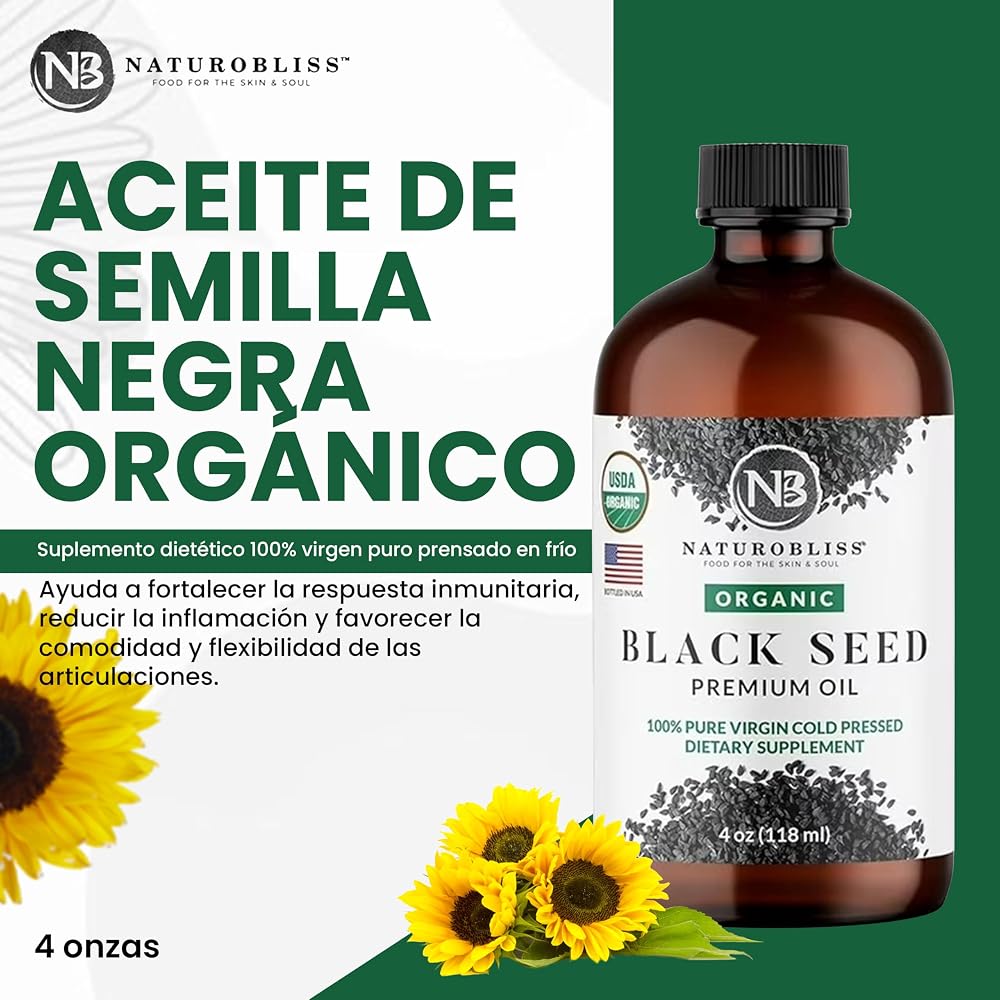 NaturoBliss Organic Black Seed Oi