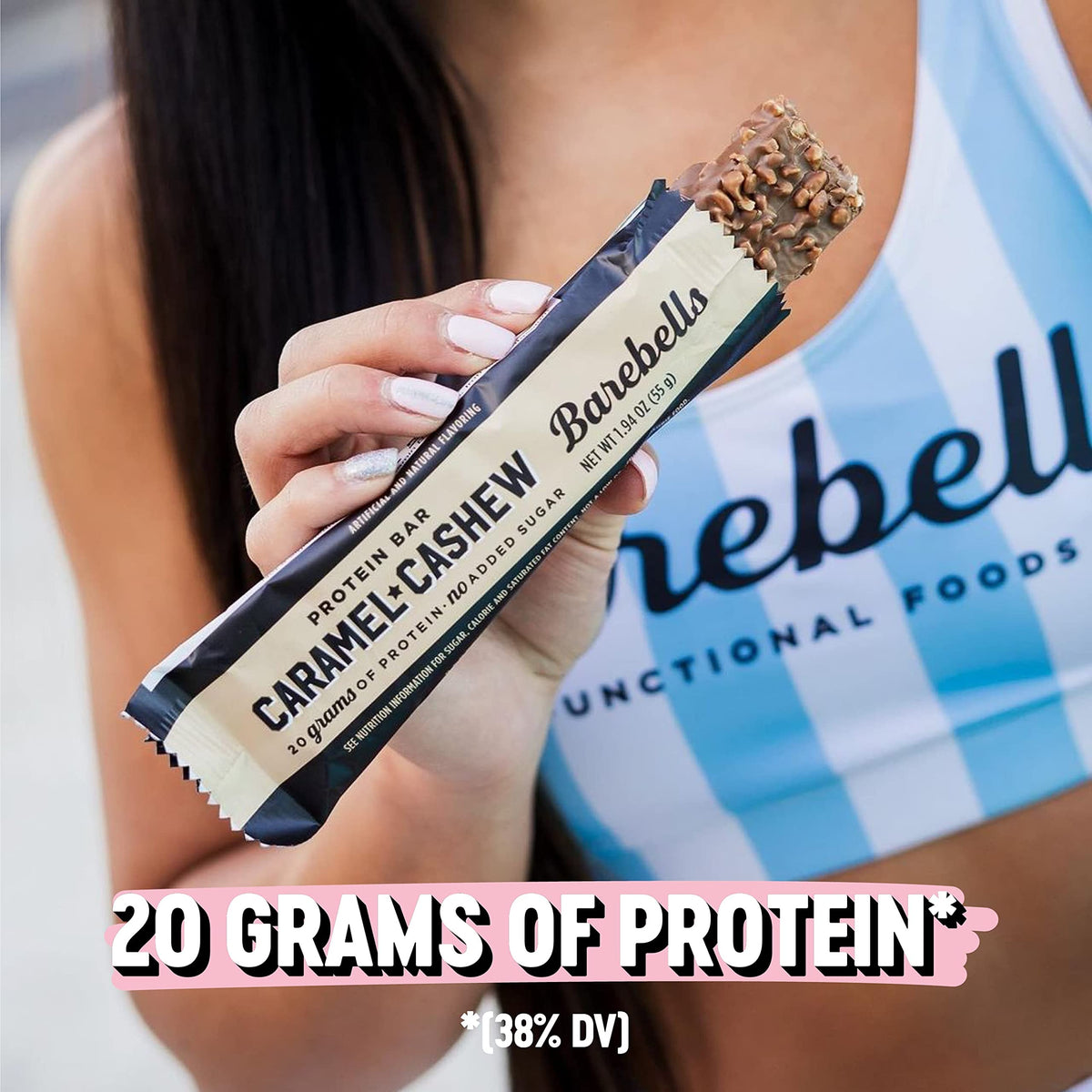 Barebells Protein Bars Caramel Cashew 20g - 12 Count Pack of 2 - image 4
