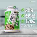 NutraKey V-Pro Raw Plant Protein Powder Mocha - 2 Pound - image 2