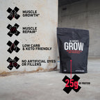 Xwerks Grow Whey Protein Isolate, 25g Strawberry - 30 Servings - image 7