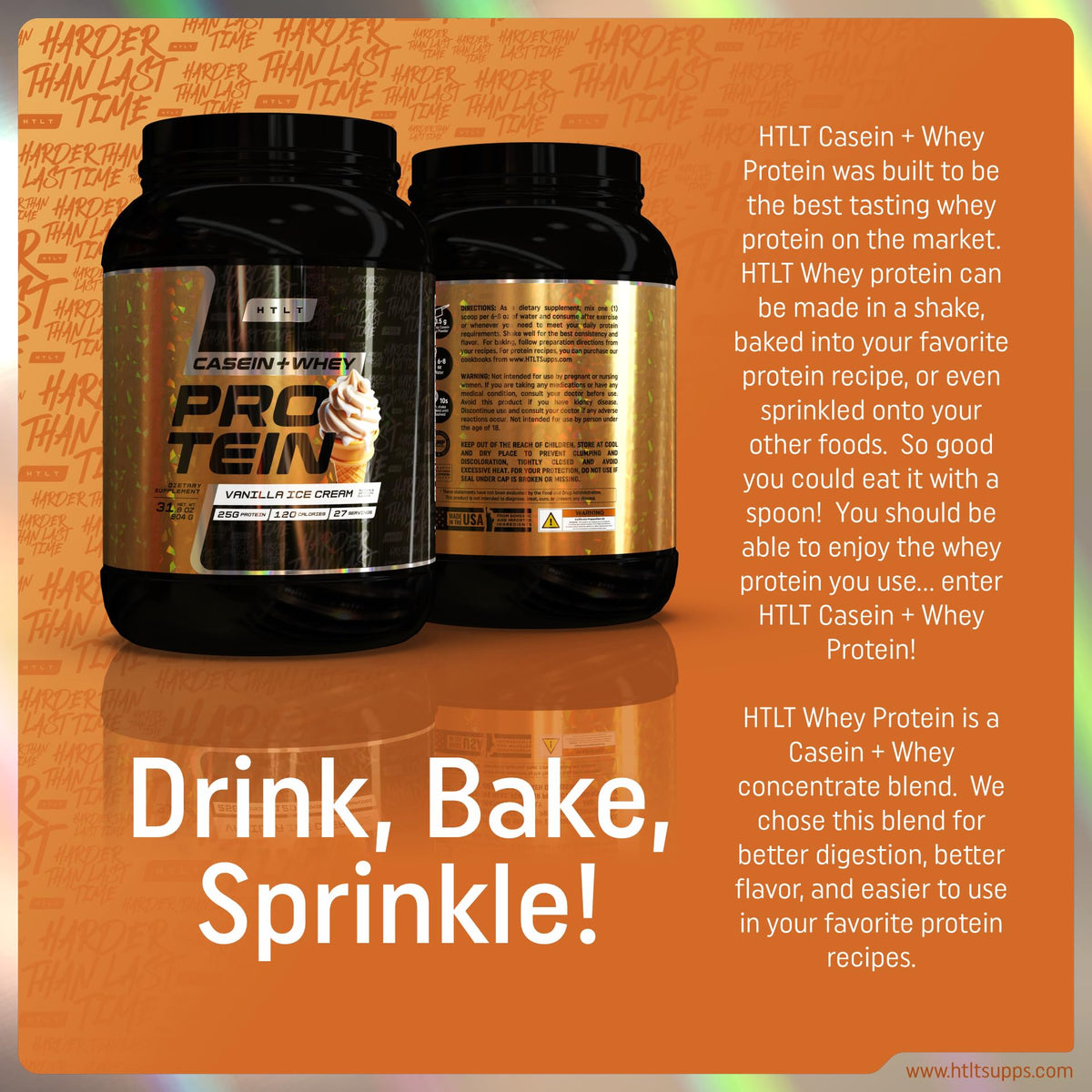 HTLT Supps Casein + Whey Protein by HTLT