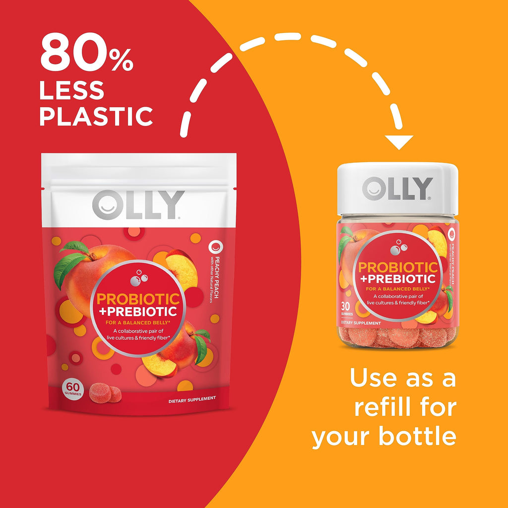 OLLY Probiotic + Prebiotic Gummy Digestive Support - 60 Gummies - image 5