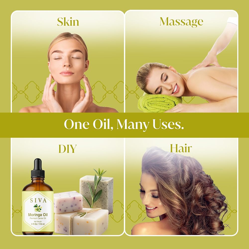 SIVA Organics Moringa Carrier Oil - 4 Fl Oz - image 5