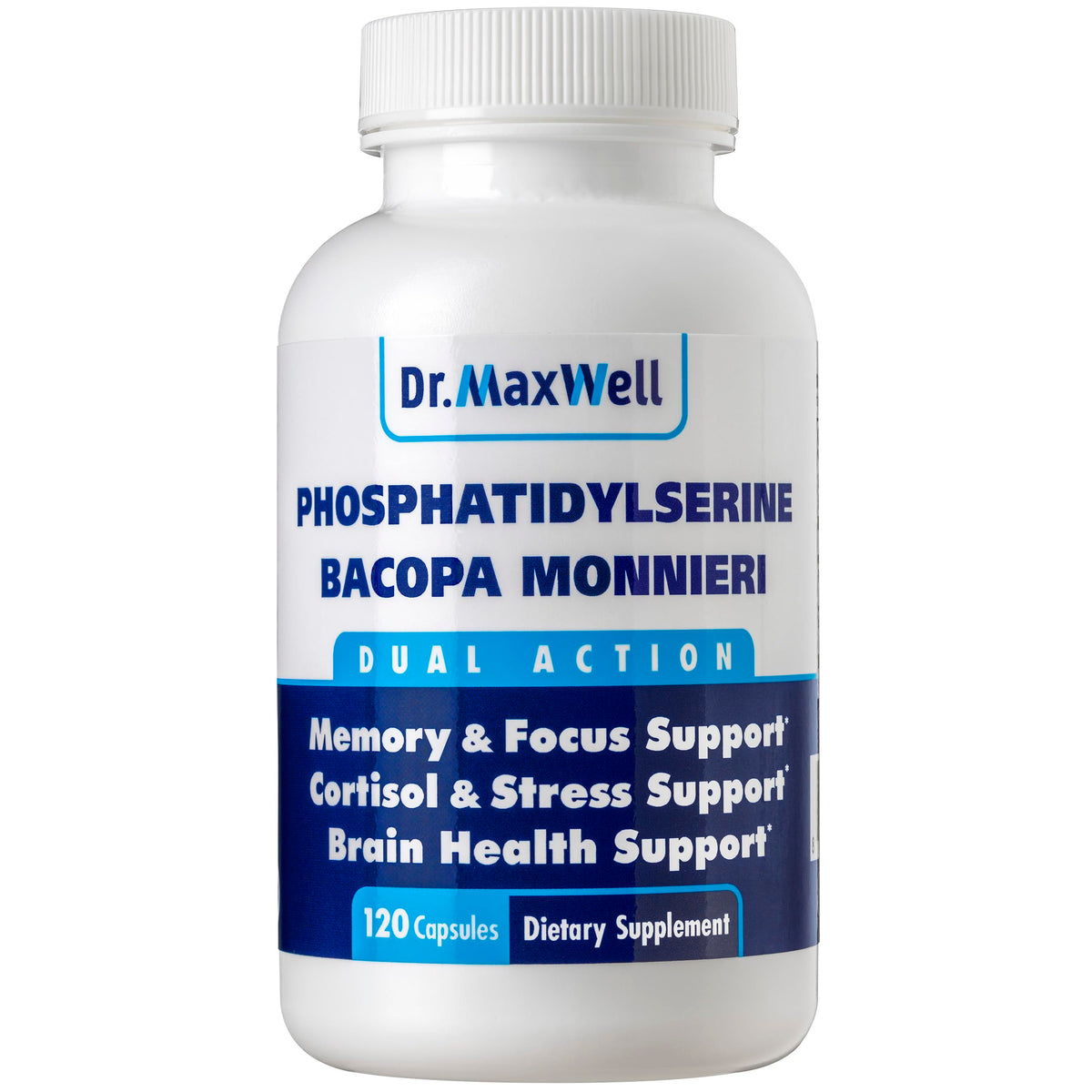 Dr. Maxwell Phosphatidylserine & Bacopa Monnieri Memory Support - 120 Capsules