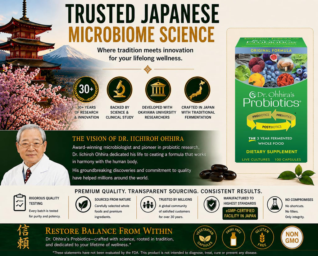 Dr. Ohhira's Probiotics Original Formula - 110 Vegetarian Capsules - image 8