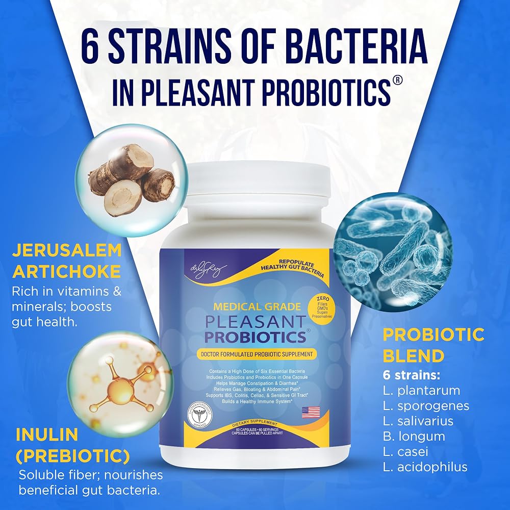 Dr. Liz Cruz Pleasant Probiotics for Digestive Health - 60 Capsules - image 4