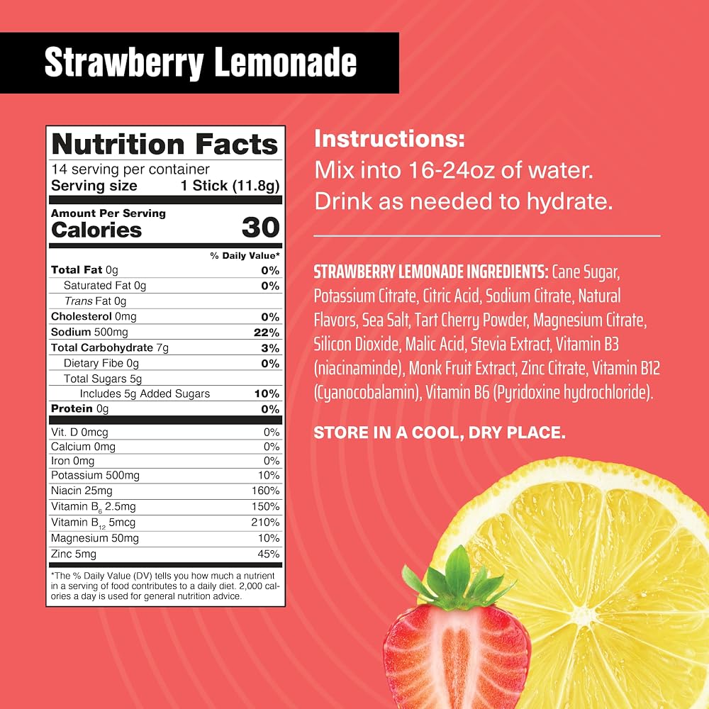 Just Live Active Hydration - Dragon Fruit