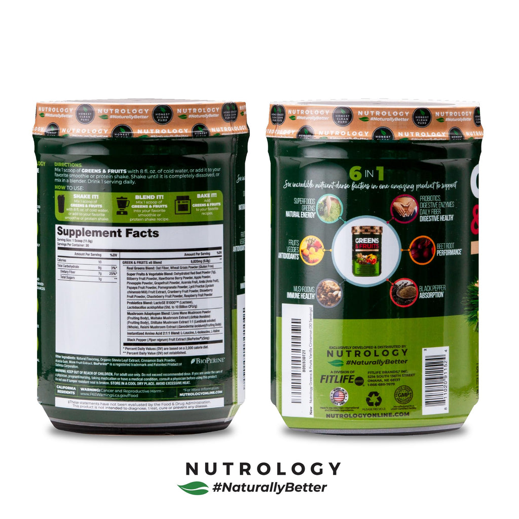 Nutrology Greens & Fruits-Naturally Sourced Fruits