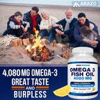 Arazo Nutrition Omega 3 Fish Oil 2250mg
