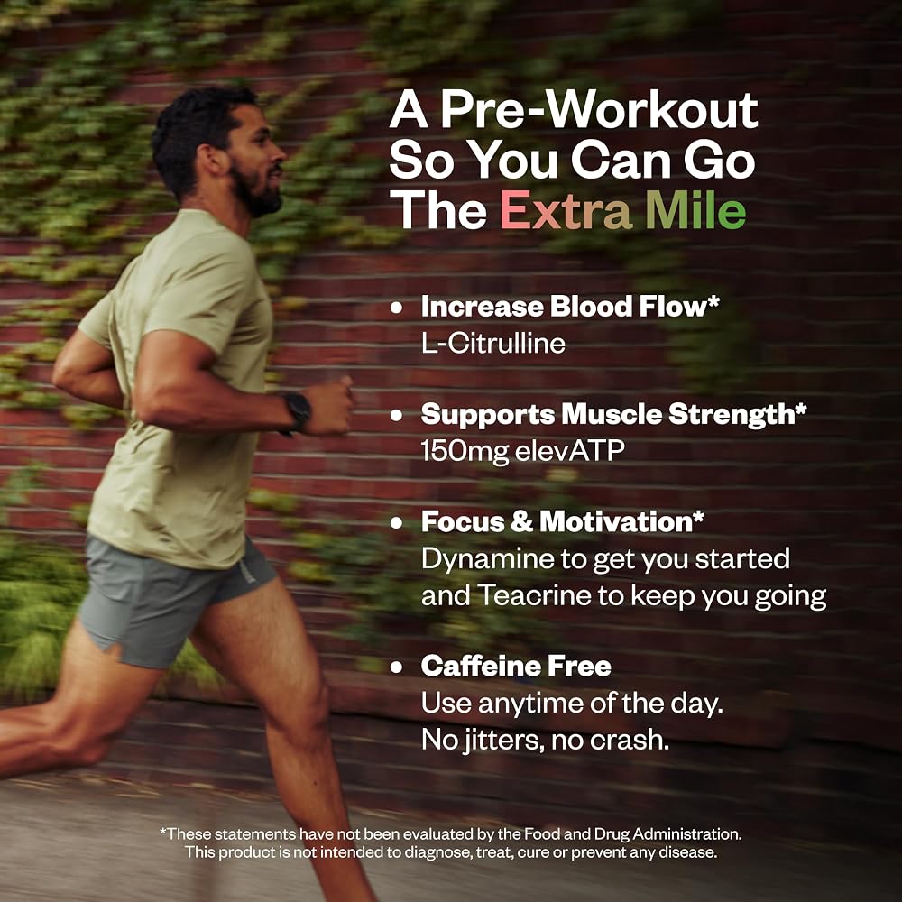 RNWY Extra Mile Caffeine Free Pre-Workout Powder - 21 Servings - image 3
