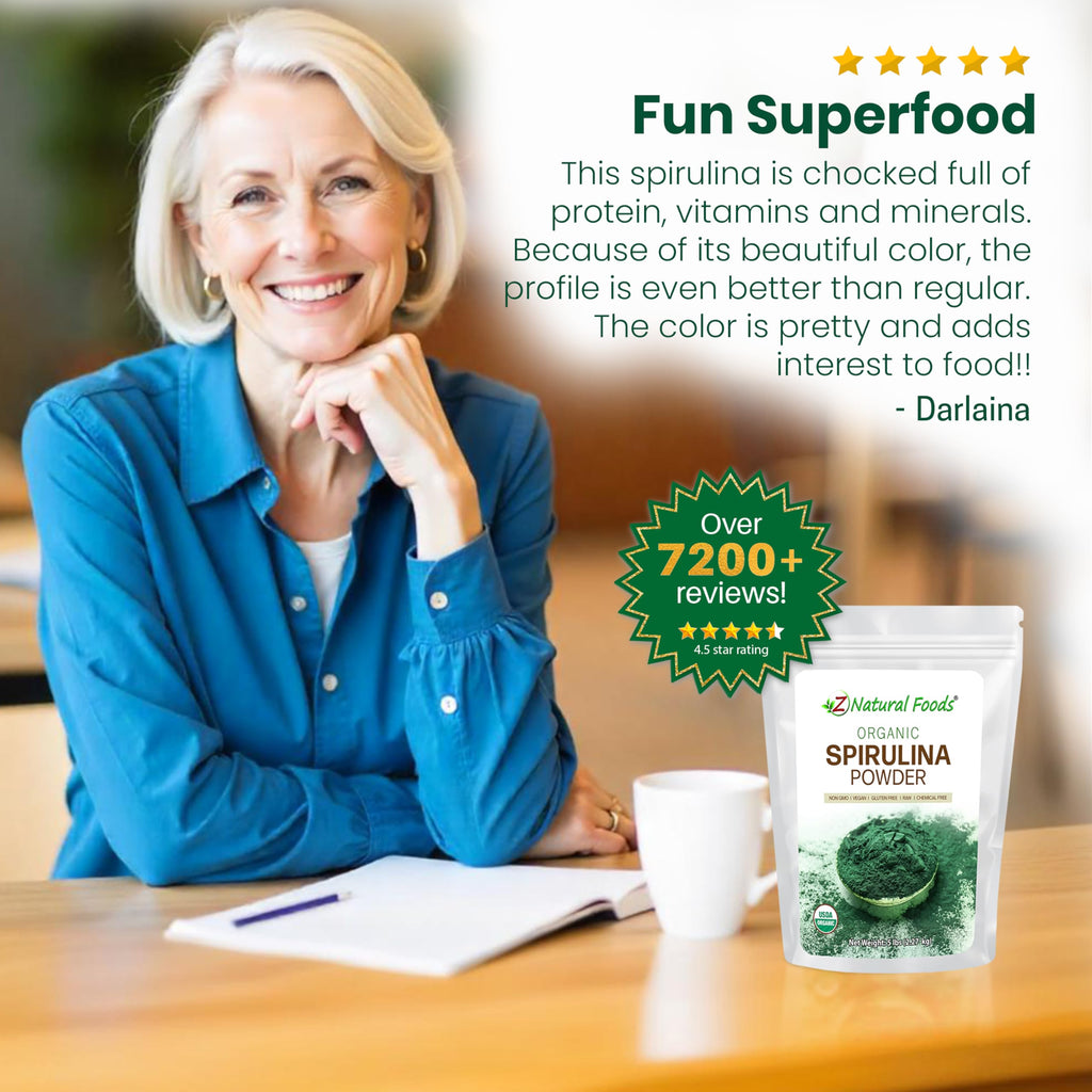 Z Natural Foods Organic Spirulina Powder - 80 oz - image 8